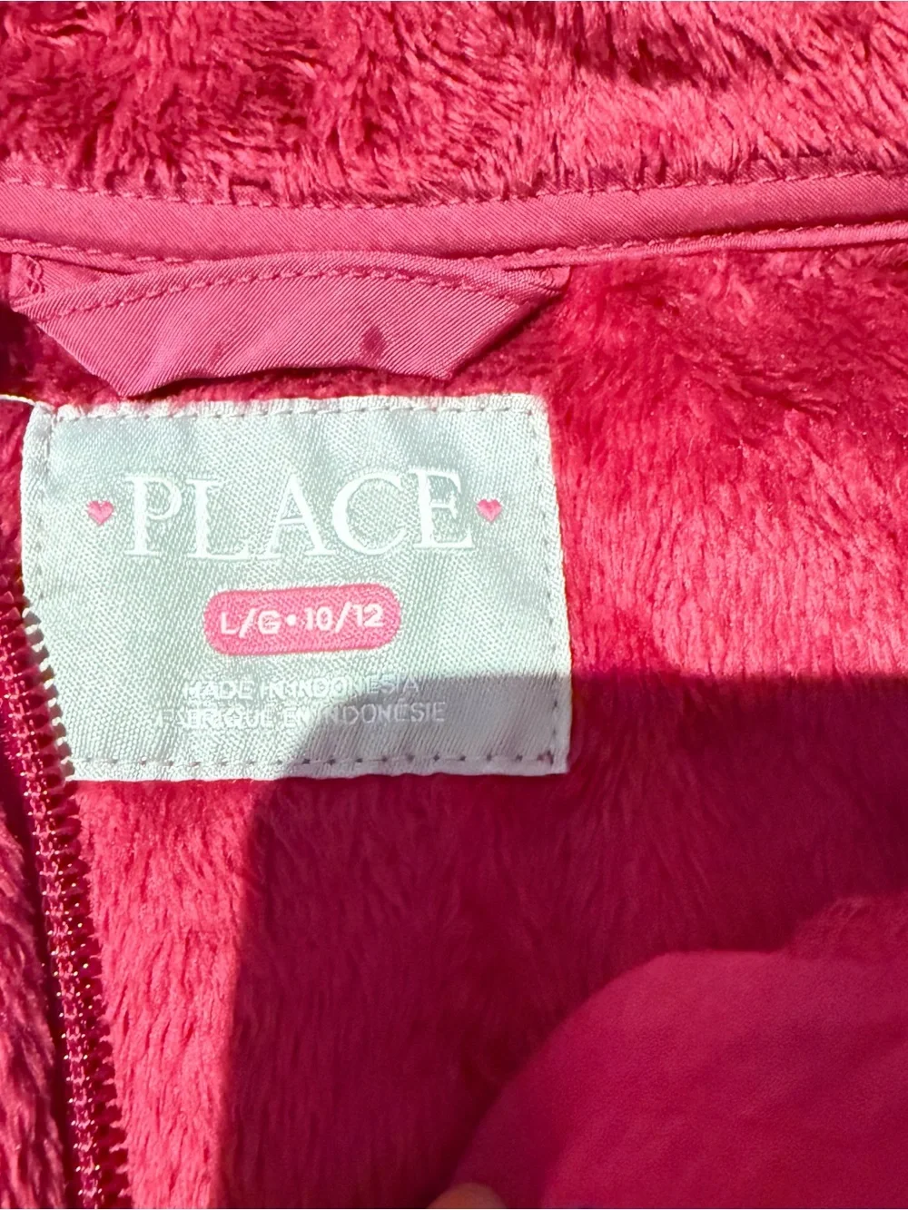 Cozy Plush Zip-Up Jacket - Wine
